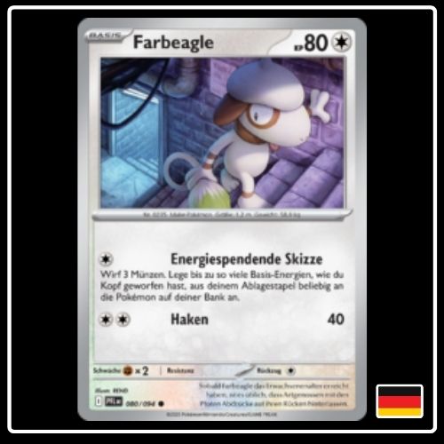 Farbeagle 080/094 Pokemon Fatale Flammen