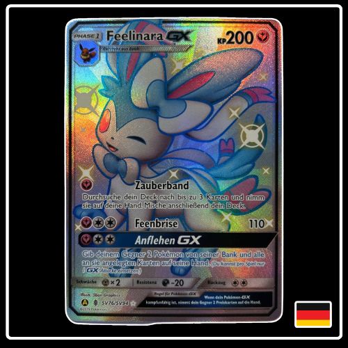 Feelinara GX Shiny SV76/SV94 Pokemon Verborgenes Schicksal