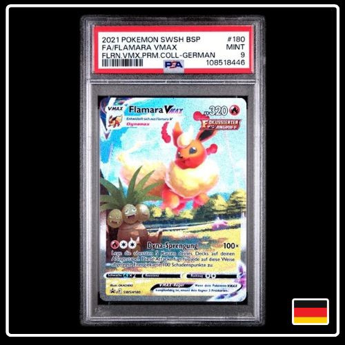 Flamara VMAX SIR Pokemon SWSH180 PSA 9
