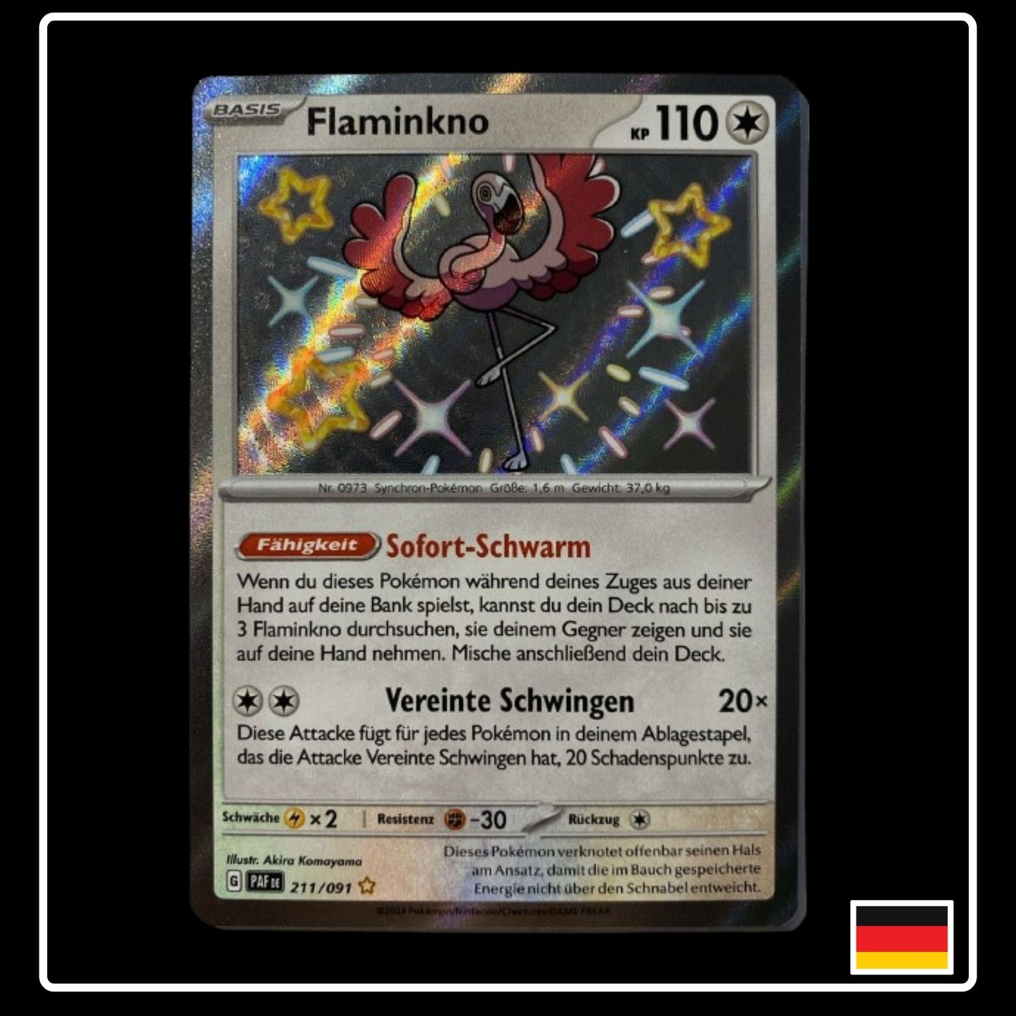 Flaminkno Shiny Deutsch 211/091 Paldeas Schicksale