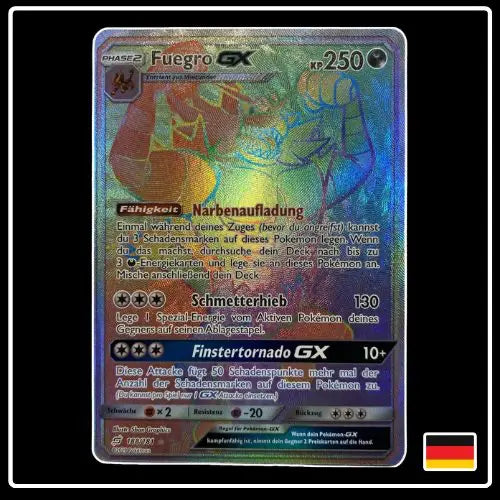 Fuegro GX Rainbow 188/181 Pokemon Teams sind Trumpf