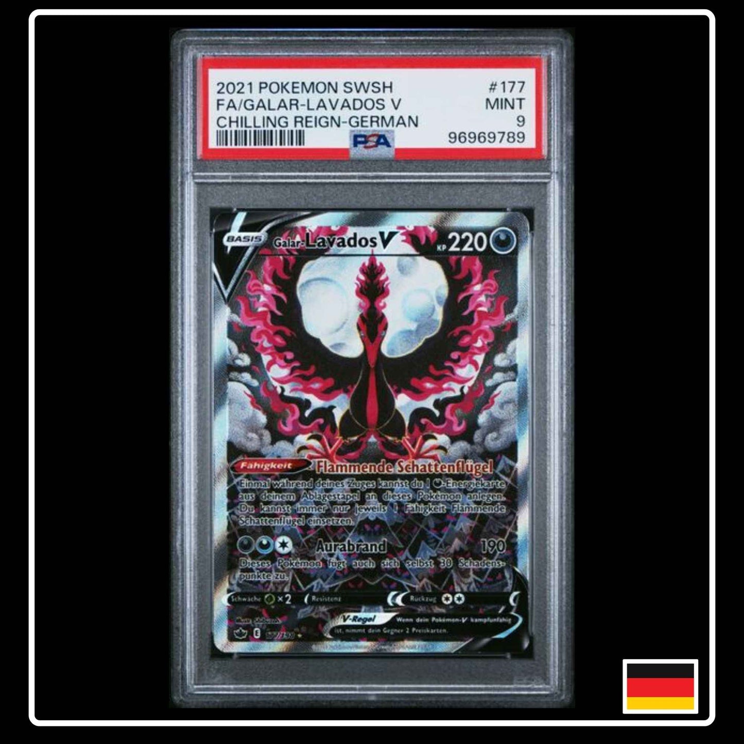 Galar-Lavados V Alt Art 177/189 Schaurige Herrschaft PSA 9