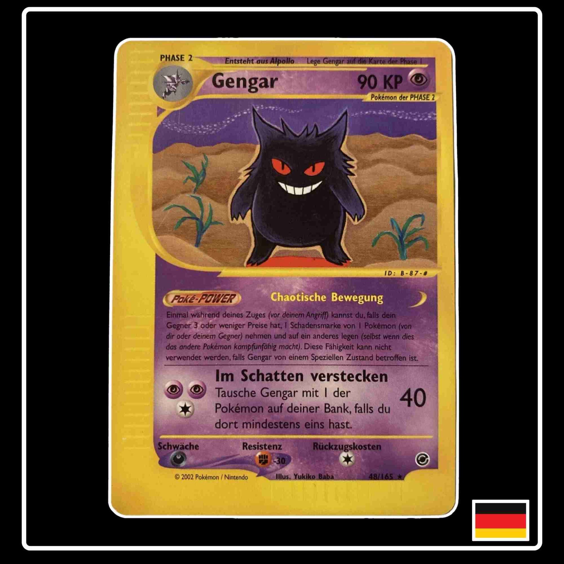 Gengar Rare Pokemon Karte e-Series Expedition