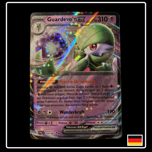 Pokemon Karte Guardevoir ex aus Paldeads Schicksale auf Deutsch und Selten