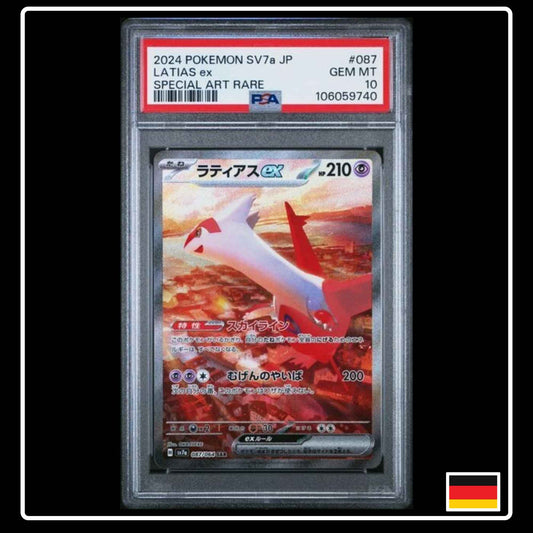 Latias ex SIR 087/064 Paradise Dragona sv7a PSA 10 (JP)