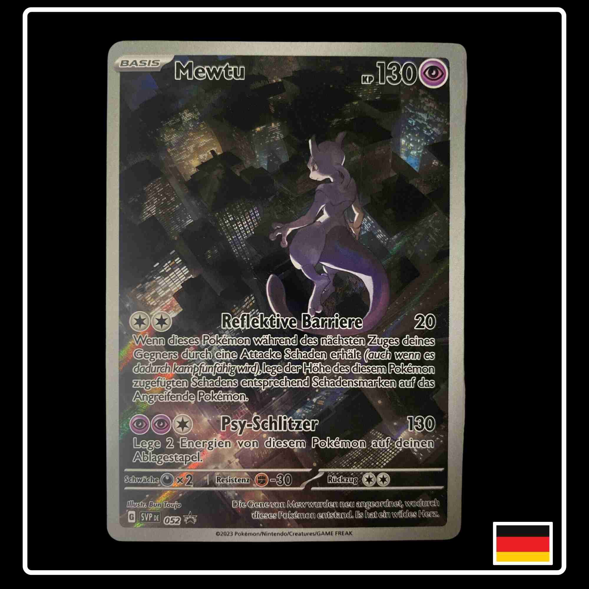 Mewtu Art Rare SVP DE 052 SV Black Star Promo – PokeDirris