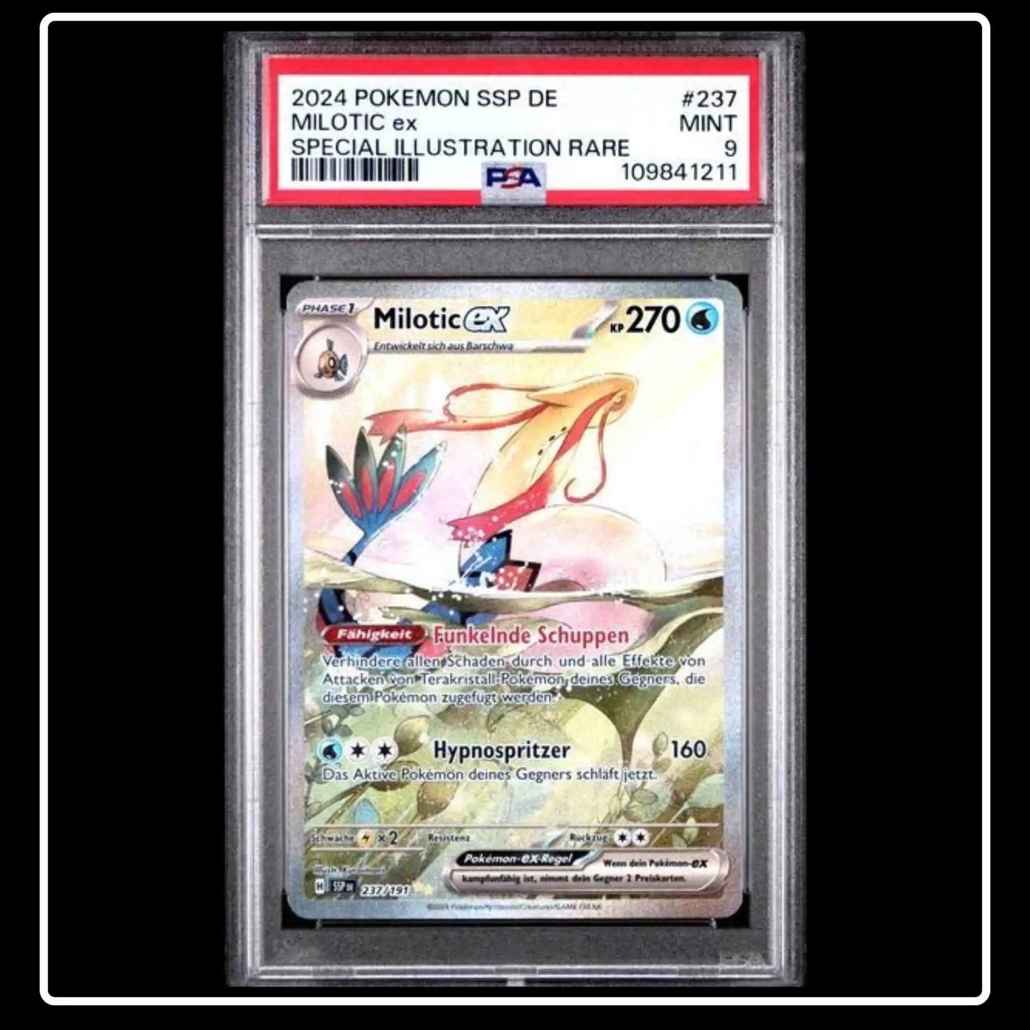 Milotic Special Illustration Rare PSA 9 237/191 Pokemon Stürmische Funken
