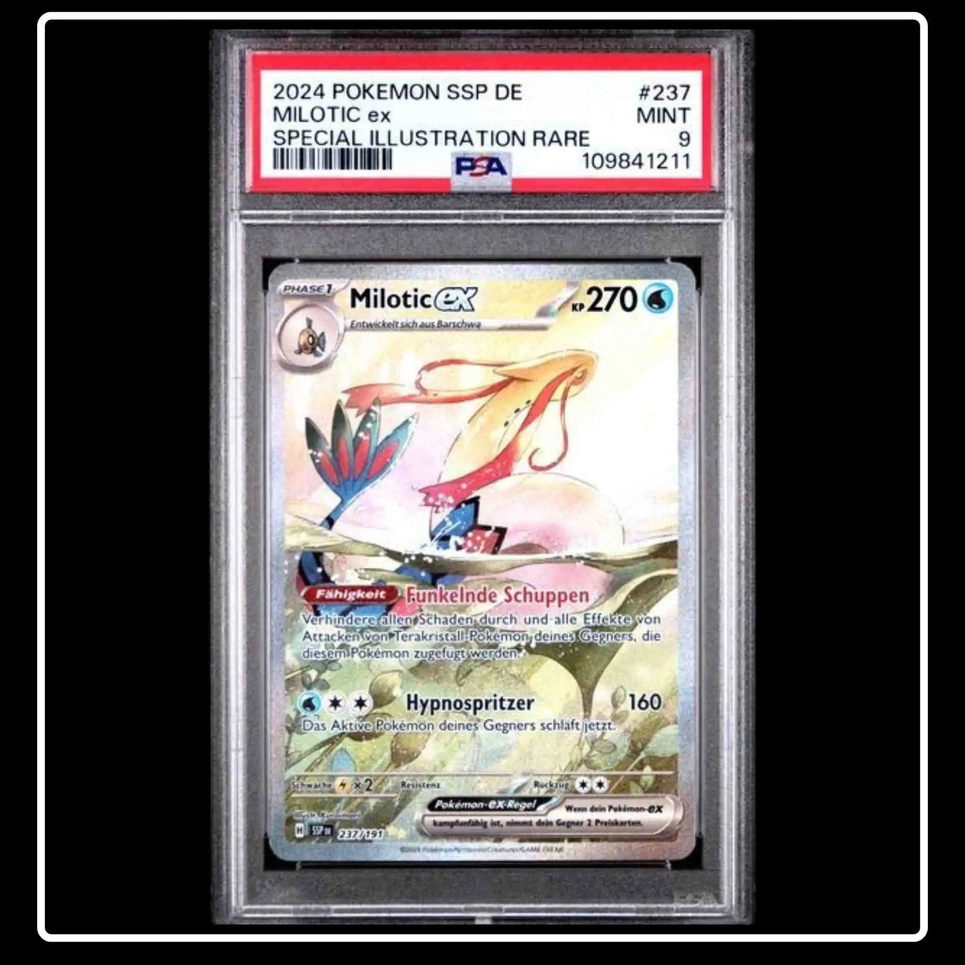 Milotic Special Illustration Rare PSA 9 237/191 Pokemon Stürmische Funken
