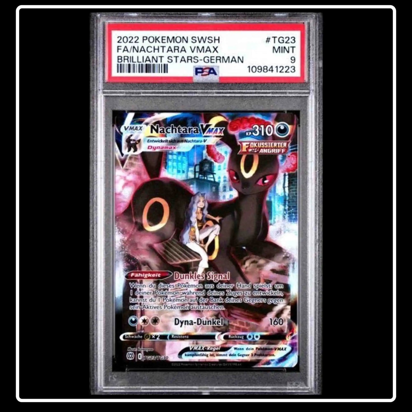 Nachtara VMAX TG23/TG30 PSA 9 Pokemon Strahlende Sterne
