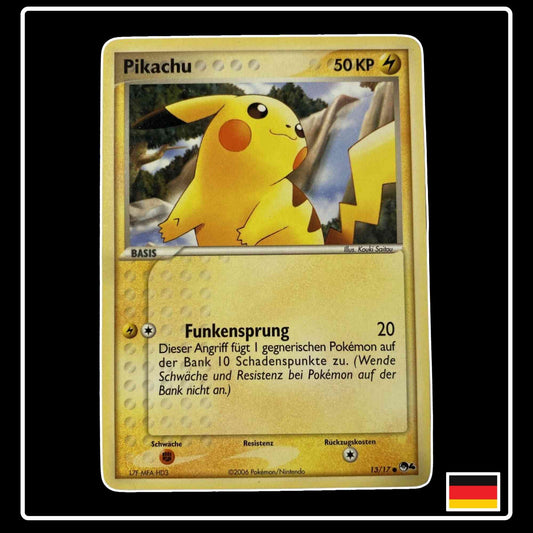 Pikachu Common 13/17 Pokemon POP Serie 4