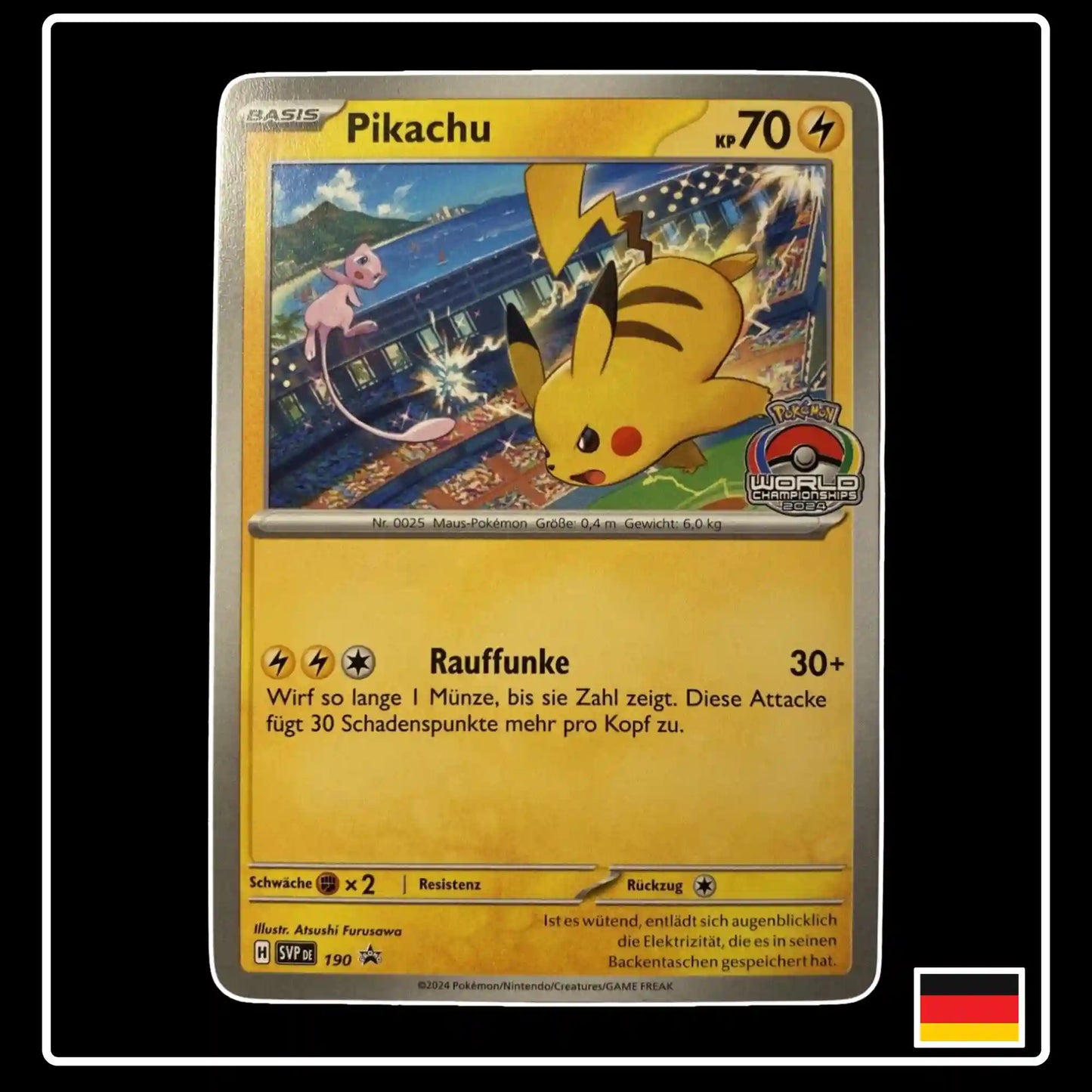 Pikachu SVP DE 190 Pokemon SV Black Star Promo