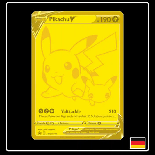 Pikachu GOLD SWSH 145 Pokemon Celebrations