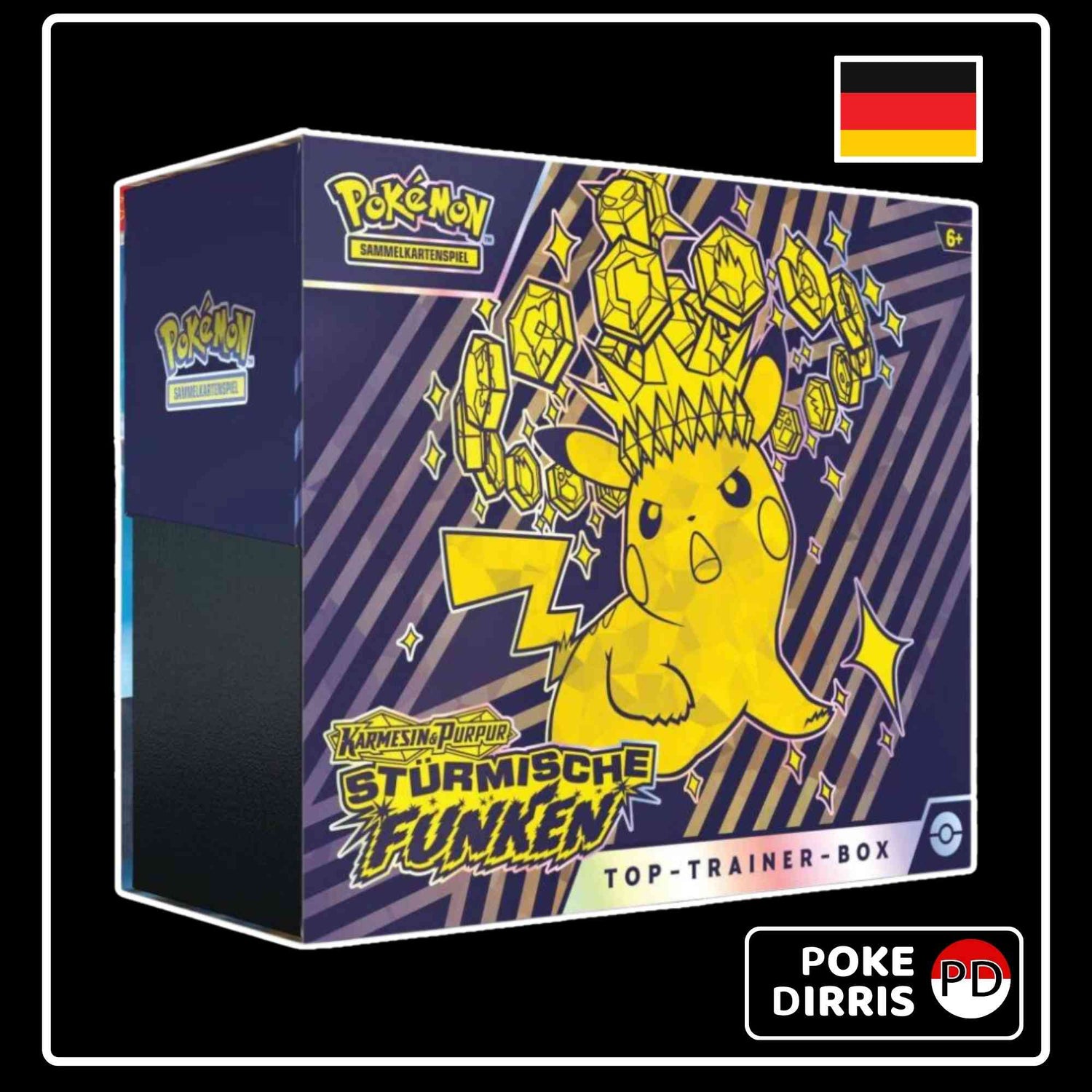 Pokemon TTB Stürmische Funken mit Pikachu Artwork