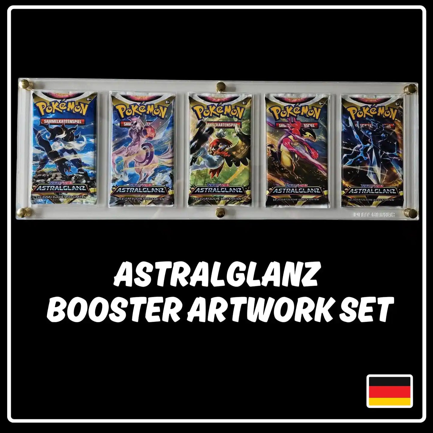 Pokemon Astralglanz Booster Artwork Set (DE)