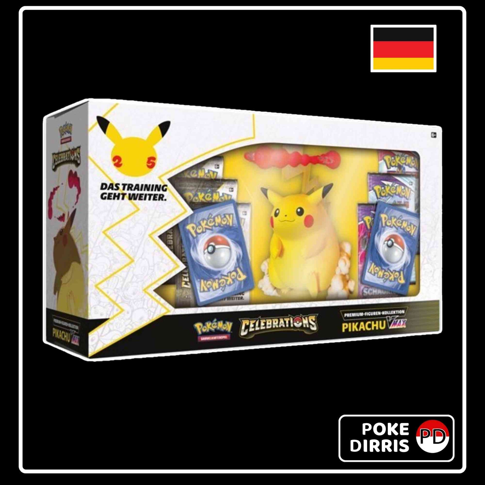 Celebrations Premium Figuren Kollektion Pikachu VMAX (DE) PokeDirris Celebrations Premium Figuren Kollektion Pikachu VMAX (DE) PokeDirris