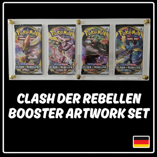 Pokemon Clash der Rebellen Booster Artwork Set (DE)