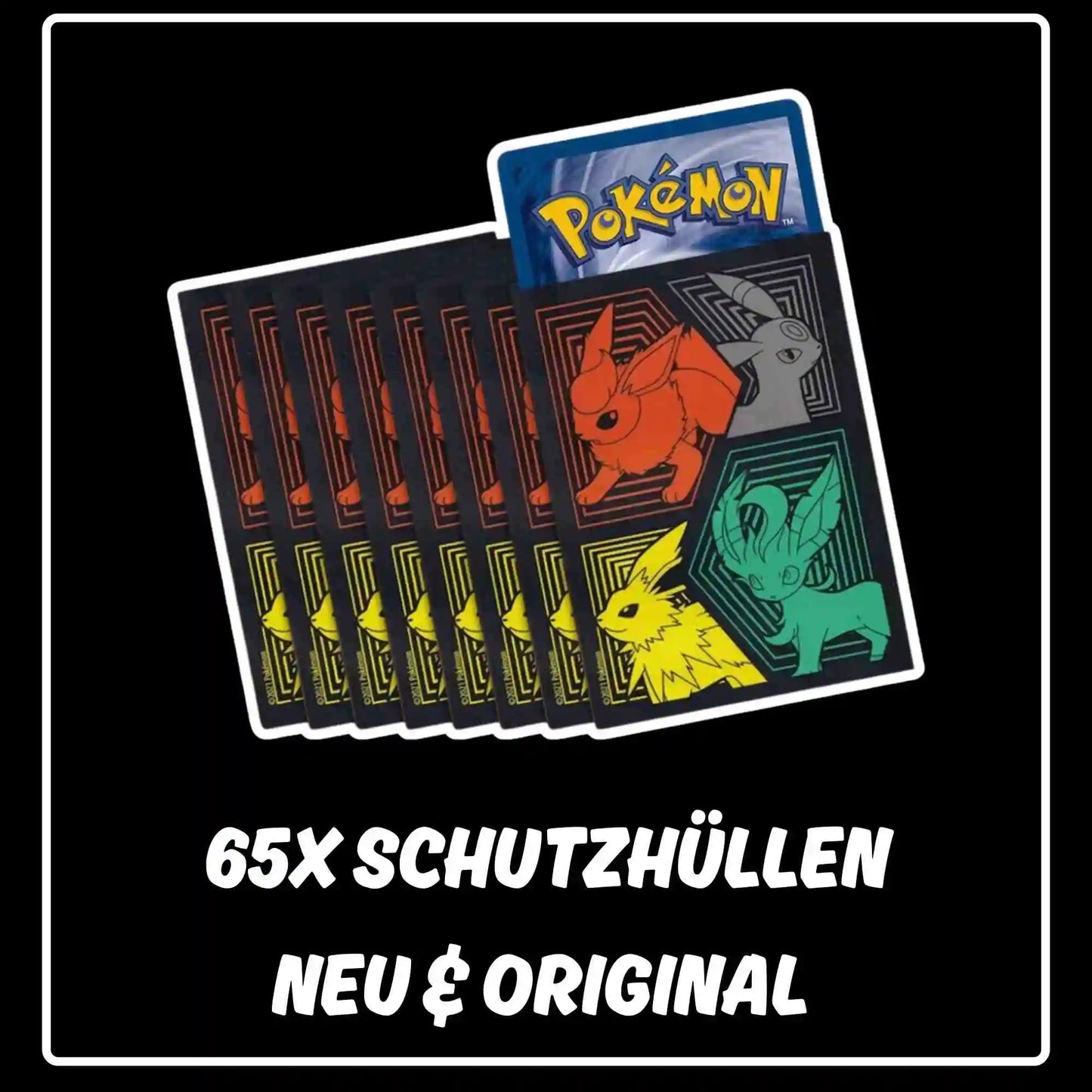 Drachenwandel Nachtara, Flamara, Blitza und Folipurba Pokemon Schutzhüllen