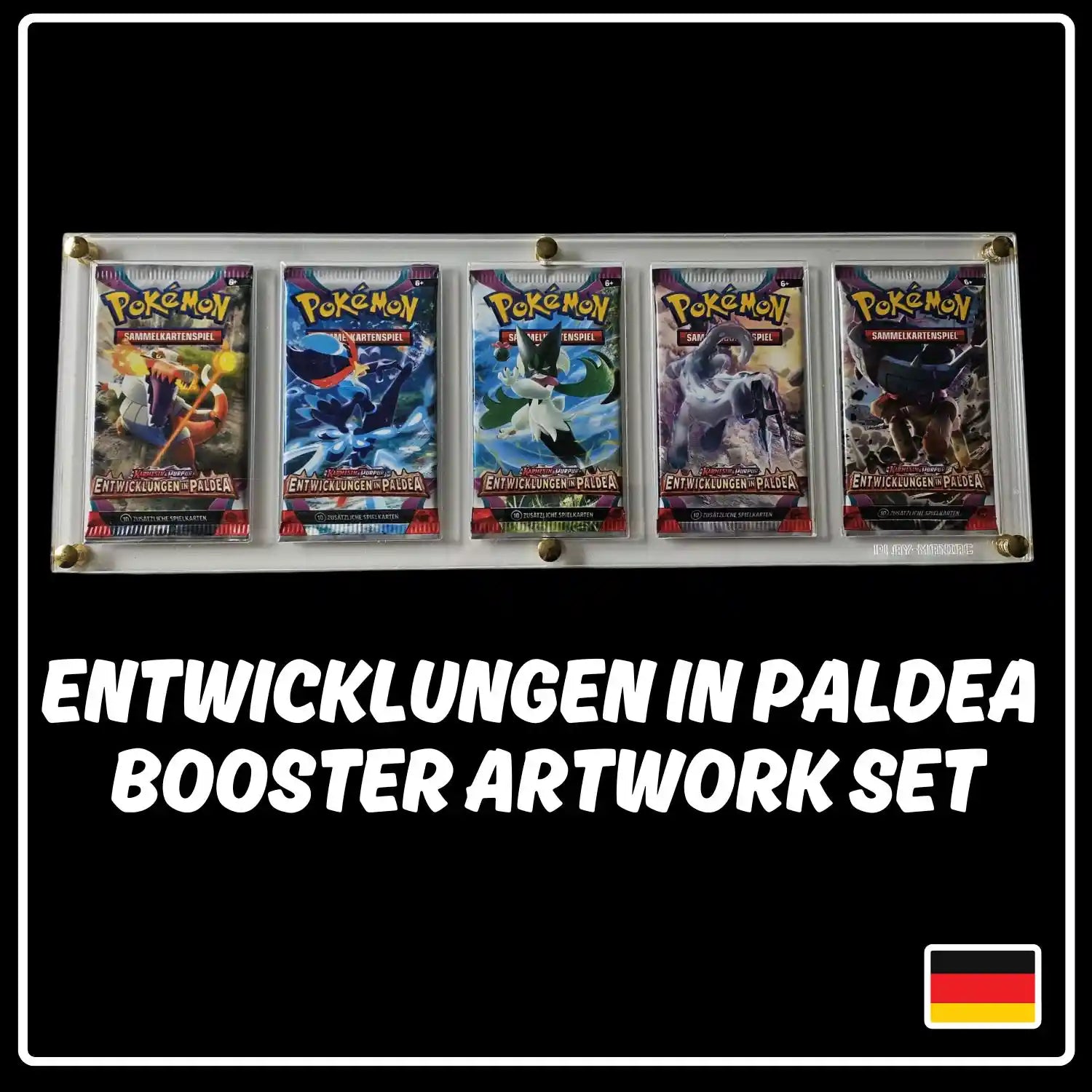 Pokemon Entwicklungen in Paldea Booster Artwork Set (DE)