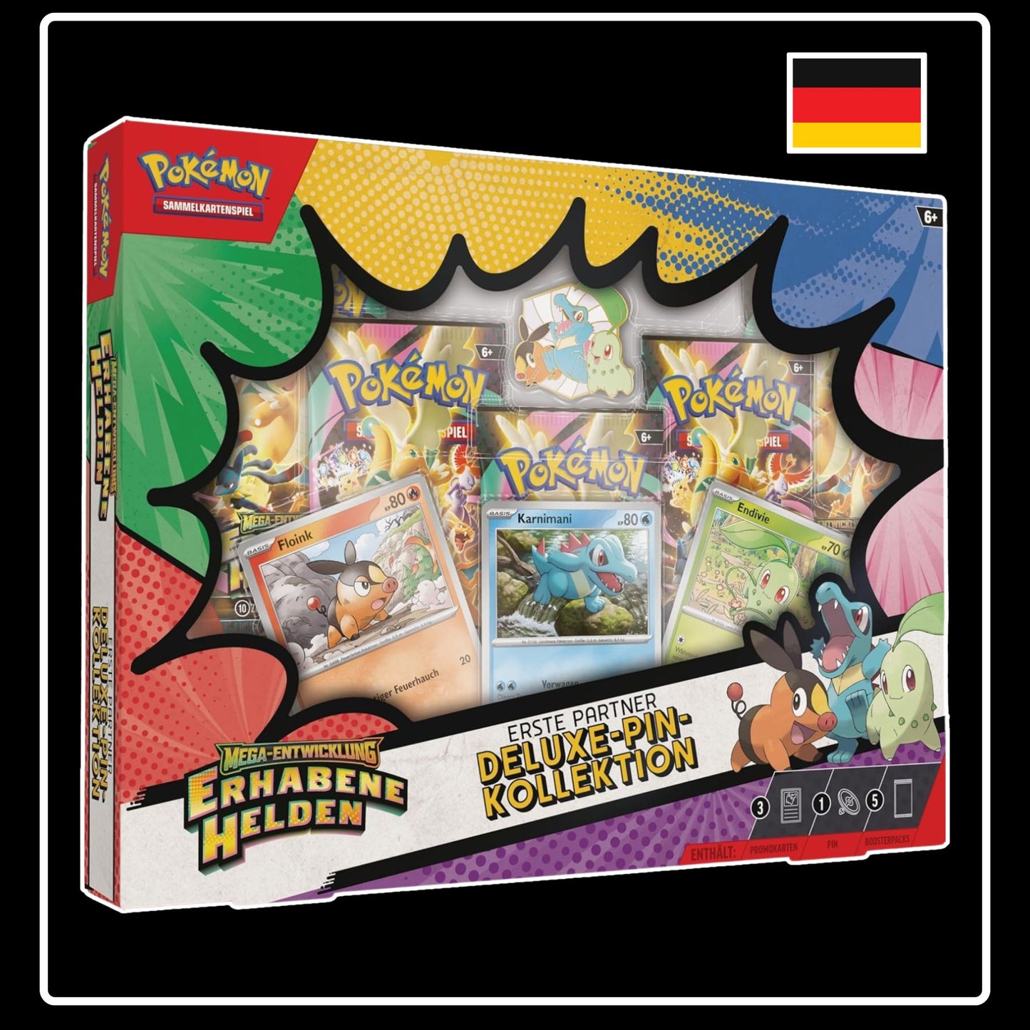 Pokemon Erhabene Helden Deluxe Pin Kollektion (DE)