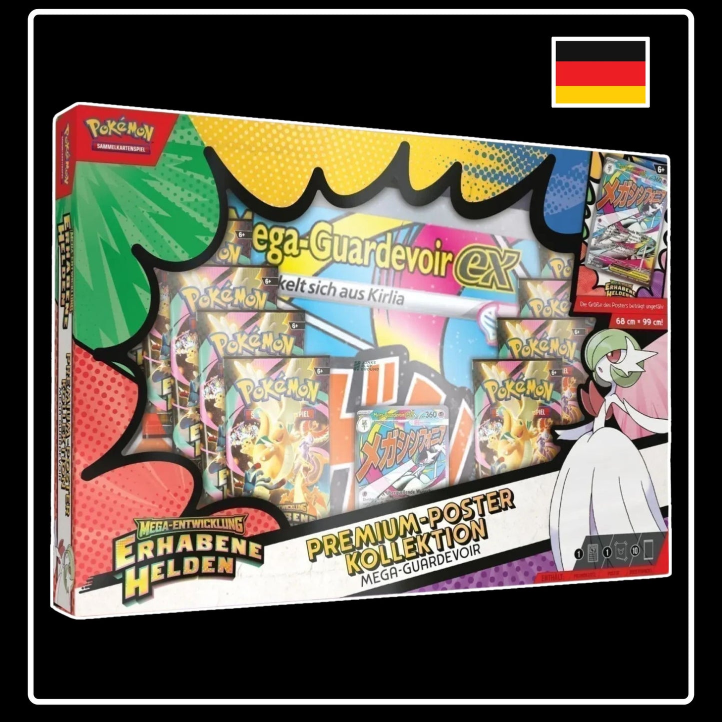 Pokemon Erhabene Helden Premium Poster Kollektion Mega Guardevoir (DE)