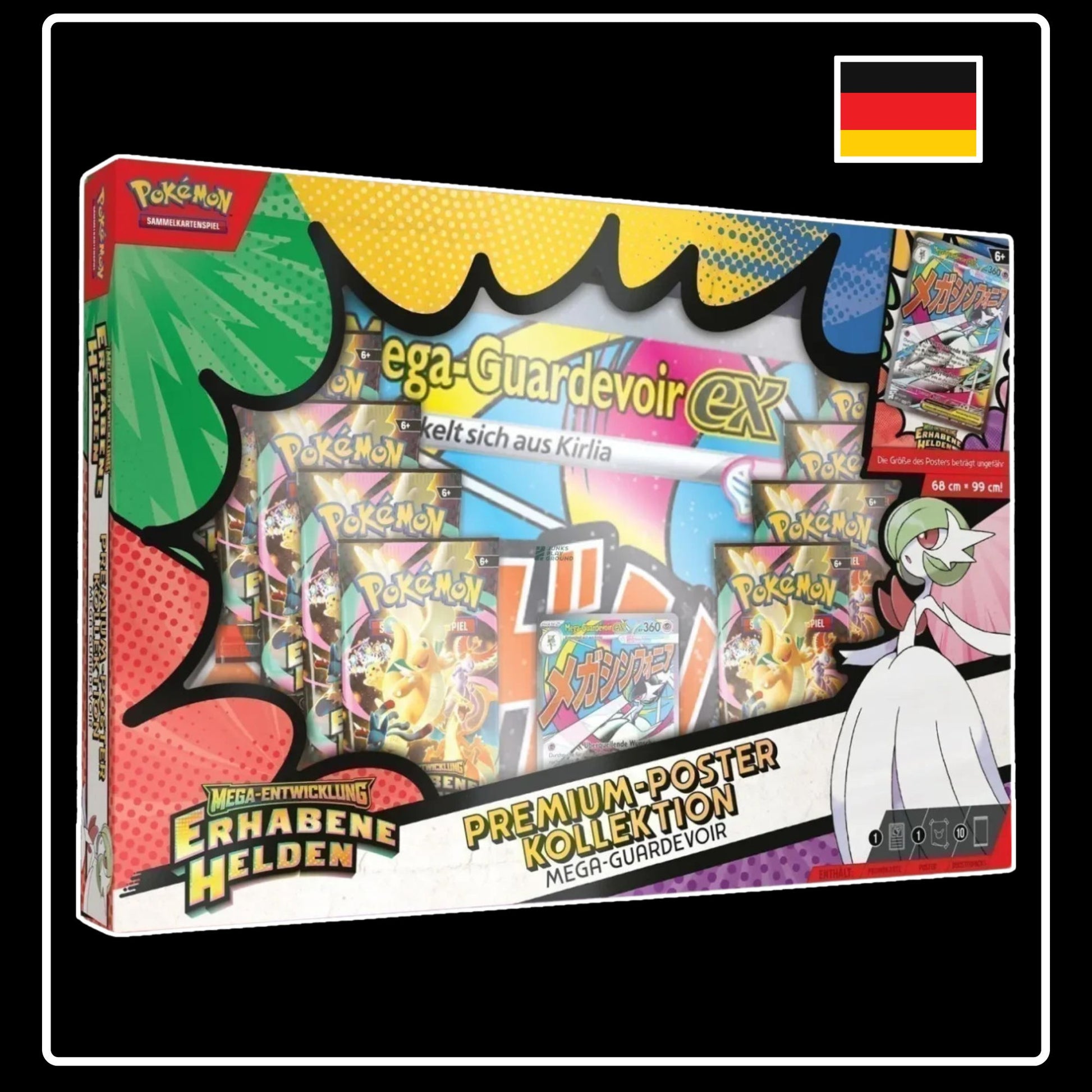 Pokemon Erhabene Helden Premium Poster Kollektion Mega Guardevoir (DE)
