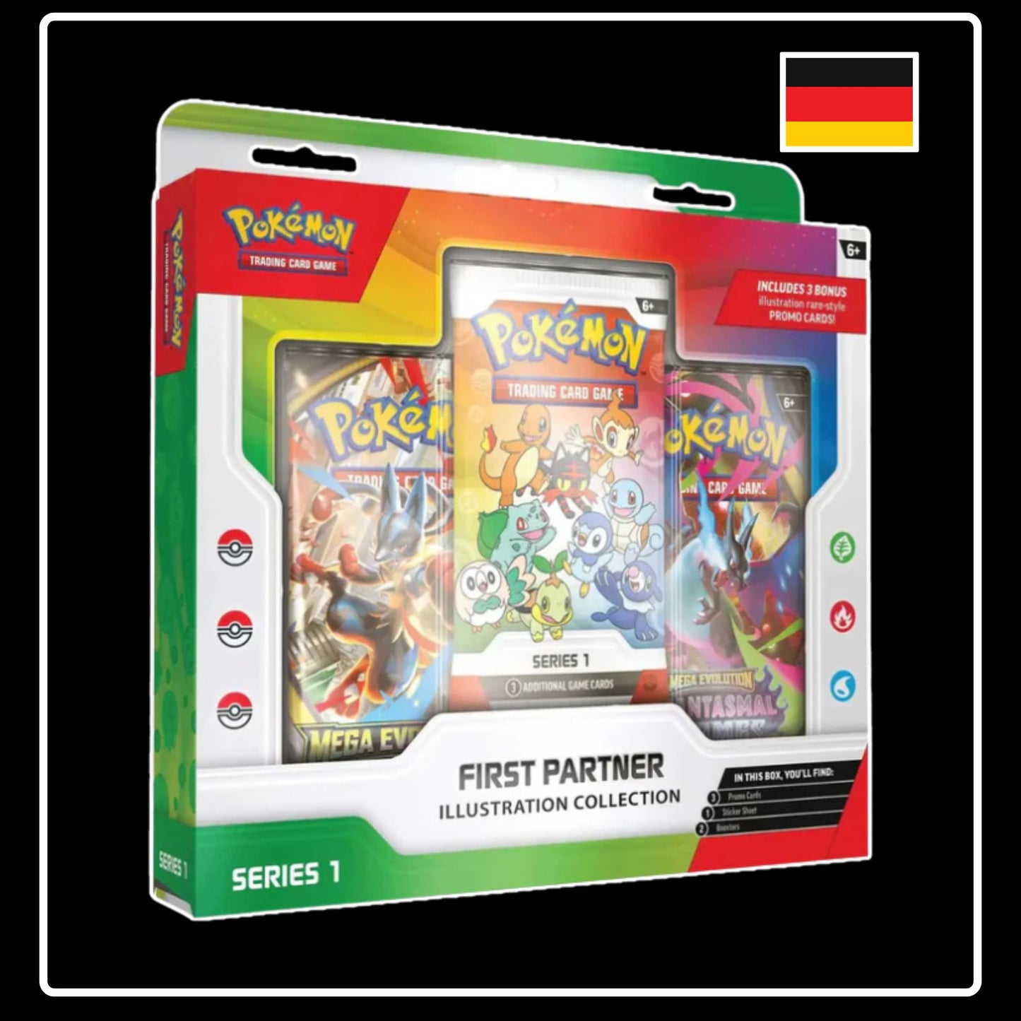 Pokemon Erste Partner Illustration Kollektion Serie 1 (DE)