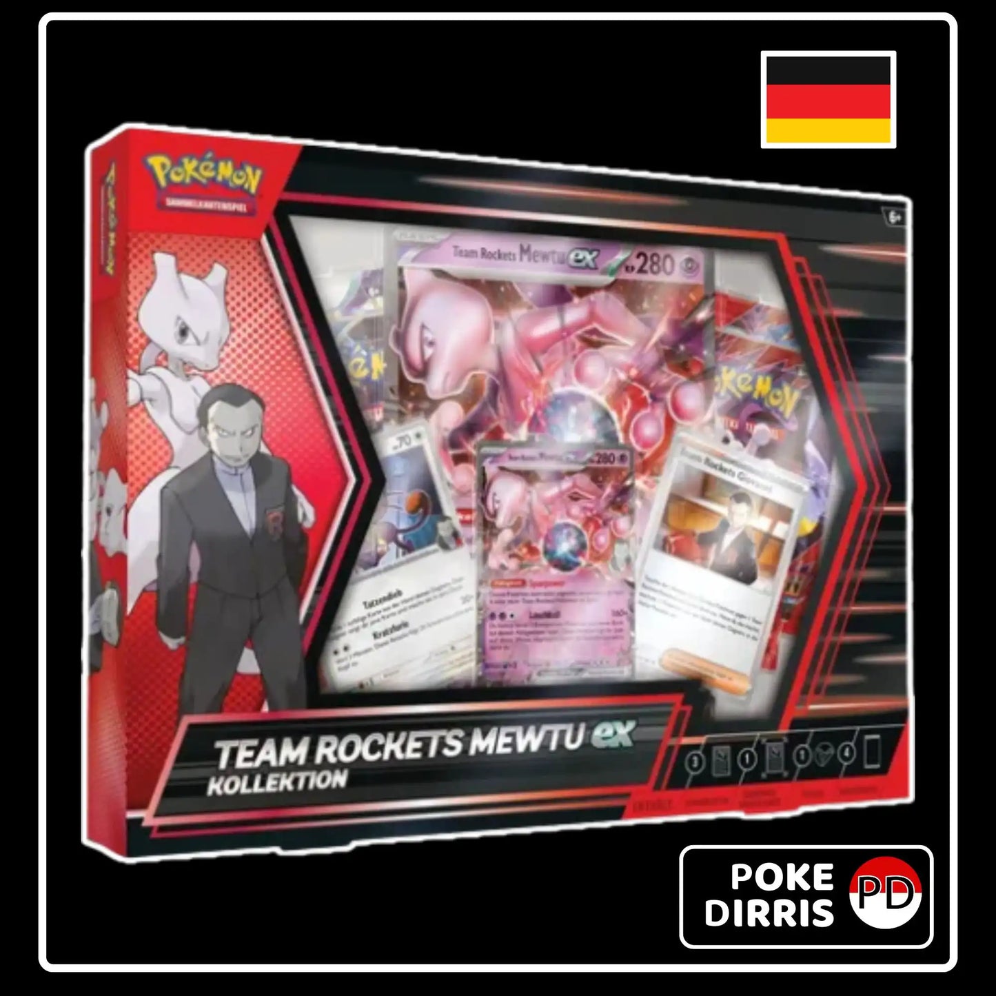 Pokemon Team Rockets Mewtu ex Kollektion (DE)