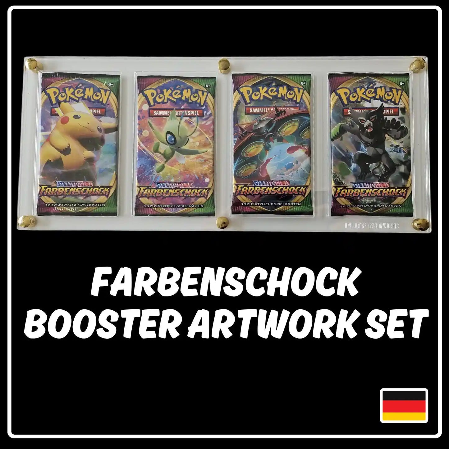 Pokemon Farbenschock Booster Artwork Set (DE)