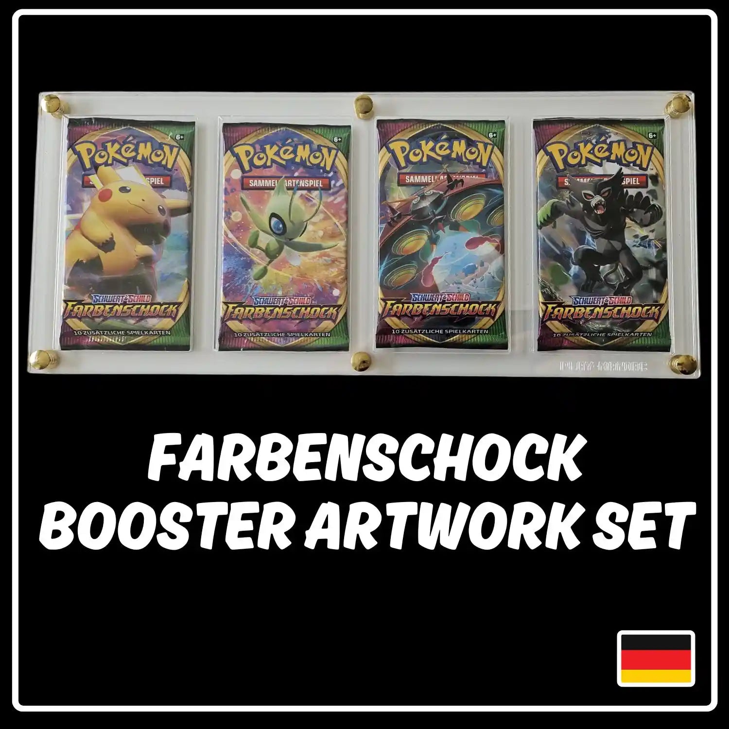 Pokemon Farbenschock Booster Artwork Set (DE)