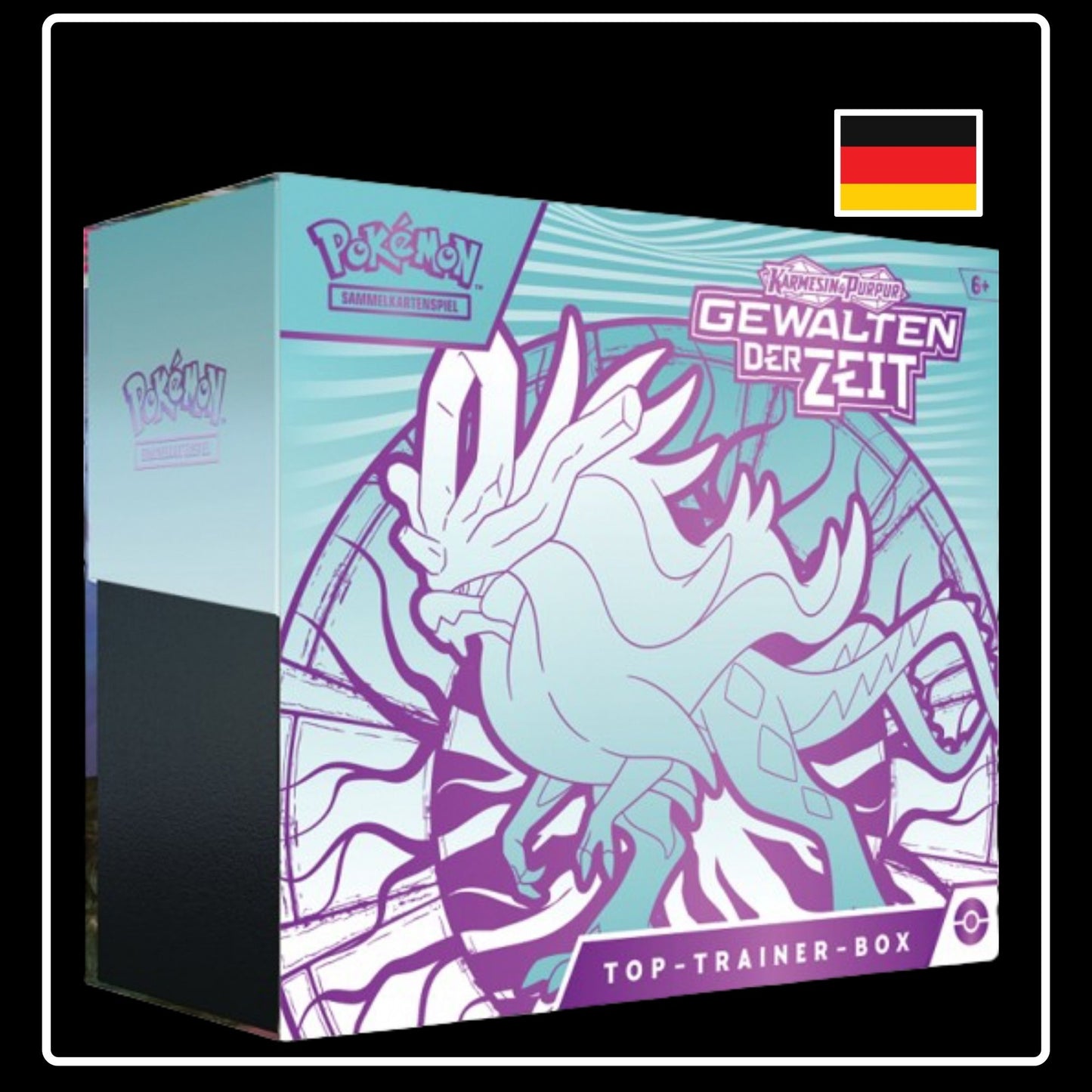 Pokemon Set Gewalten der Zeit Top Trainer Box auf Deutsch