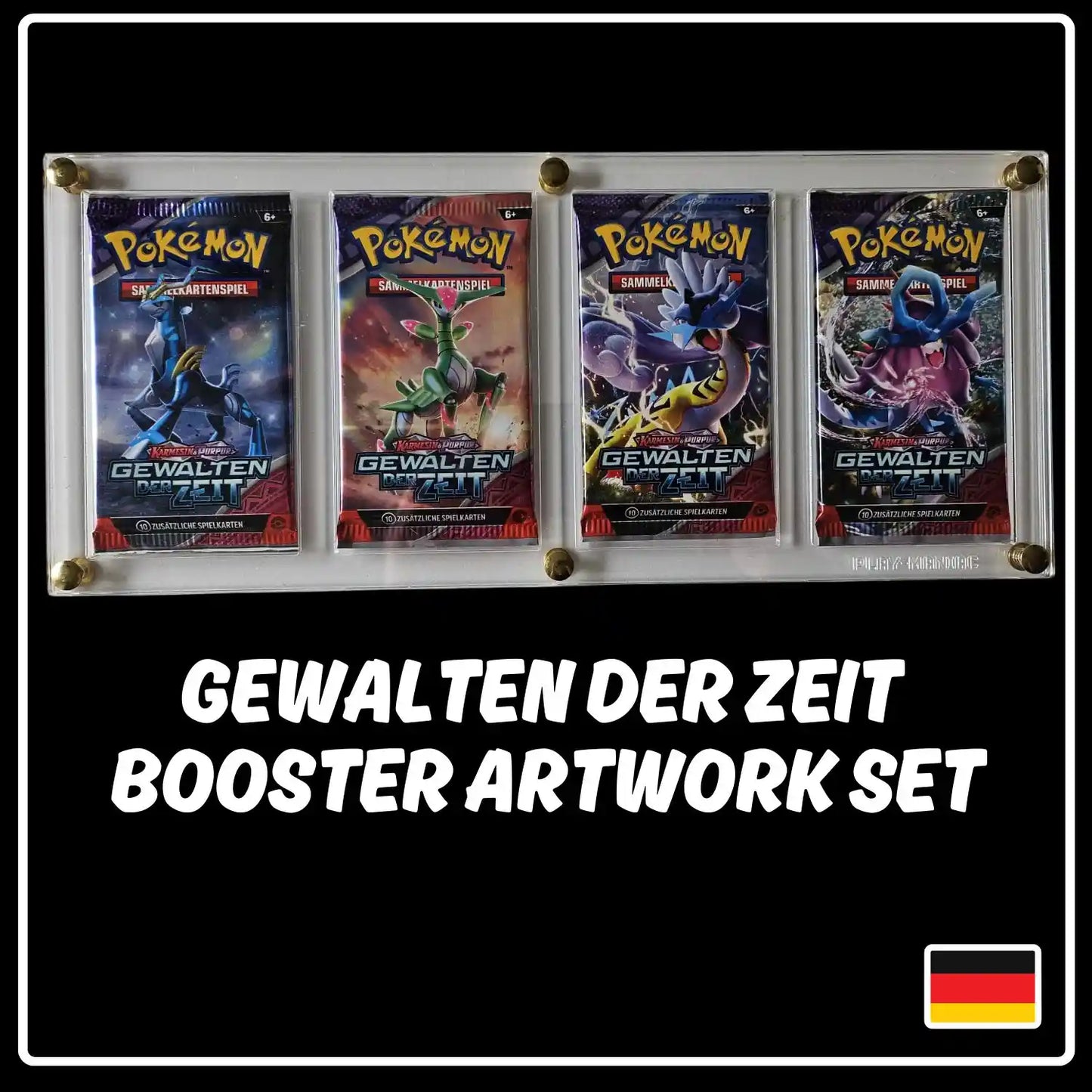 Pokemon Gewalten der Zeit Booster Artwork Set (DE)