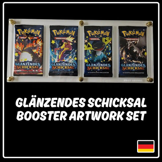 Pokemon Glänzendes Schicksal Booster Artwork Set (DE)