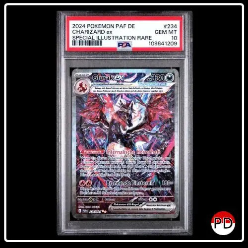 Glurak ex SIR 234/091 Pokemon Paldeas Schicksale PSA 10