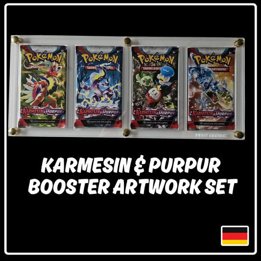 Pokemon Karmesin & Purpur Booster Artwork Set (DE)