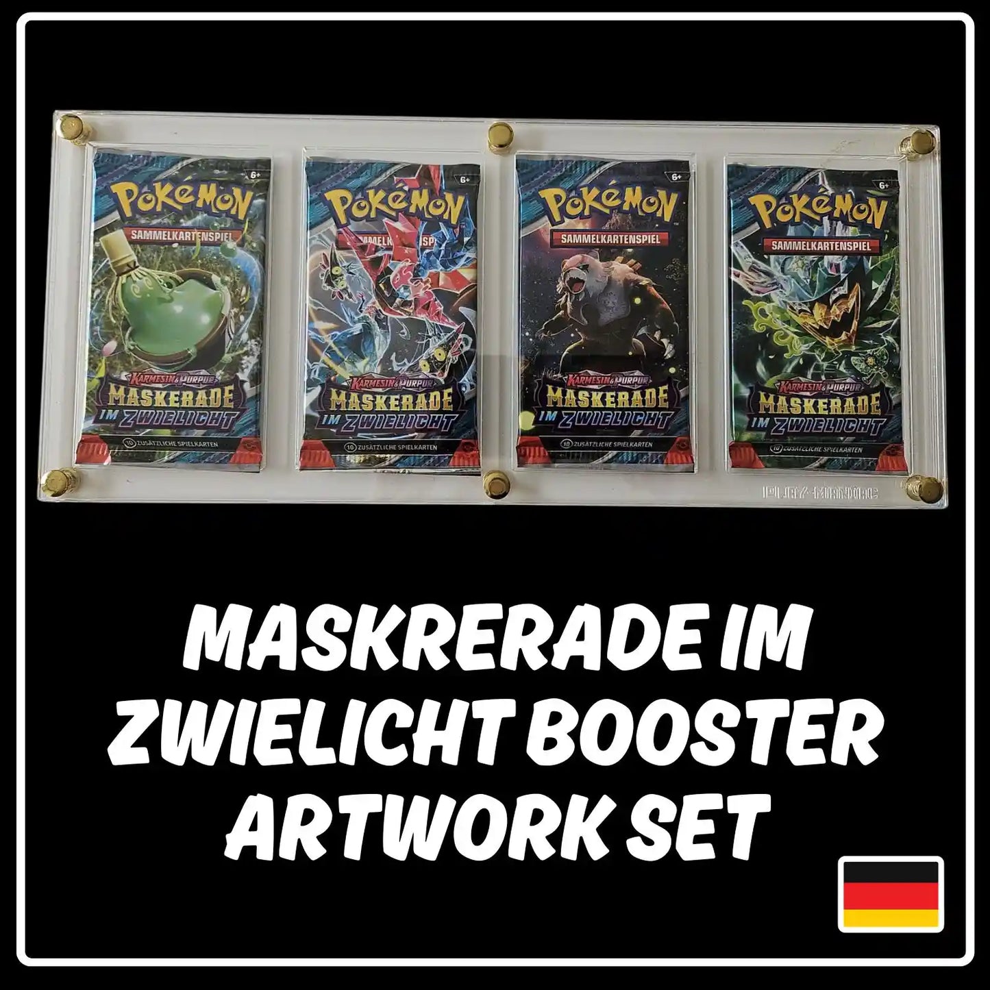 Pokemon Maskerade im Zwielicht Booster Artwork Set (DE)