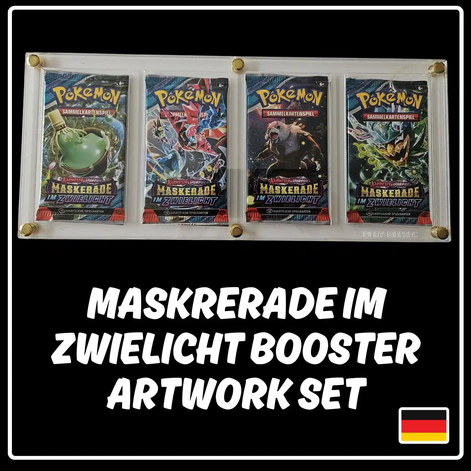 Pokemon Maskerade im Zwielicht Booster Artwork Set (DE)