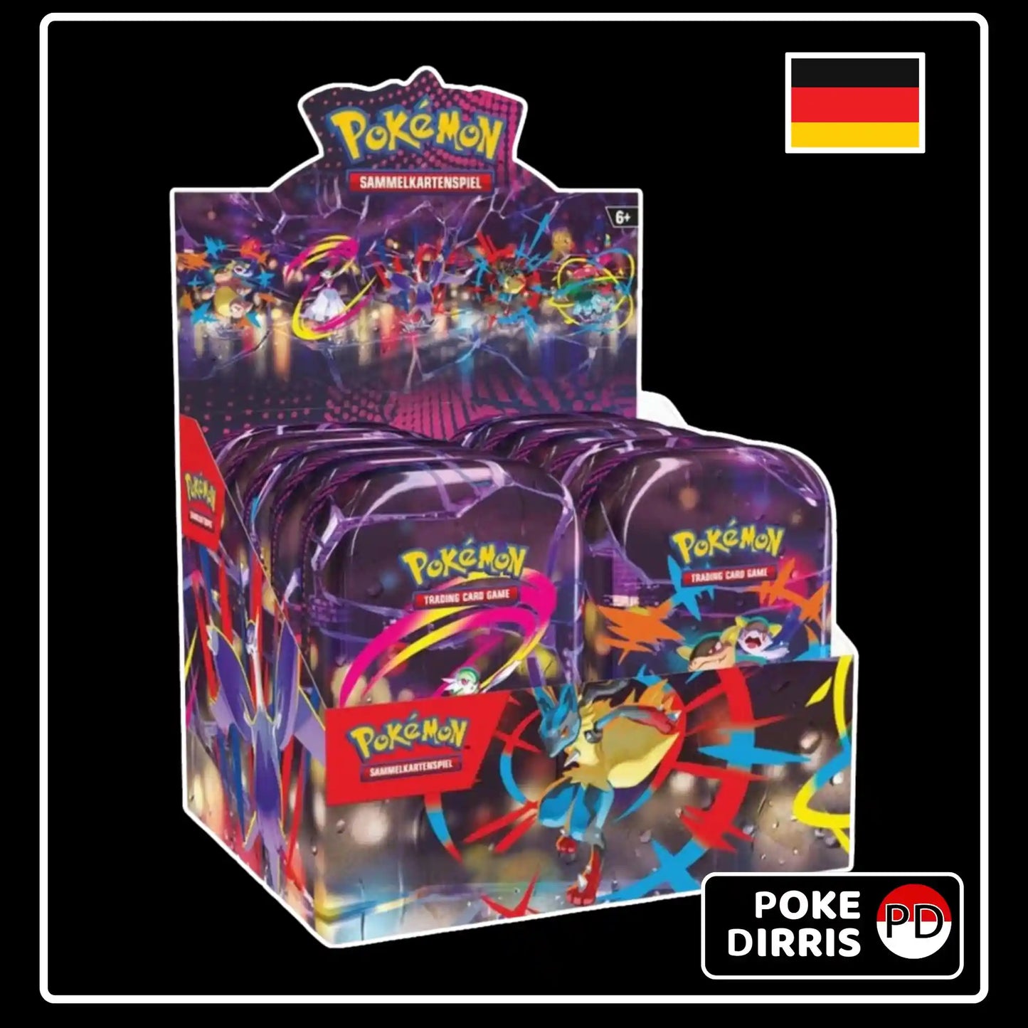Pokemon Mega Helden Mini Tin Display (DE)