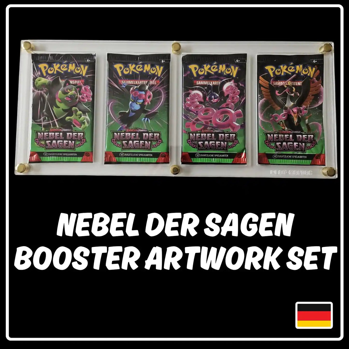 Pokemon Nebel der Sagen Booster Artwork Set (DE)