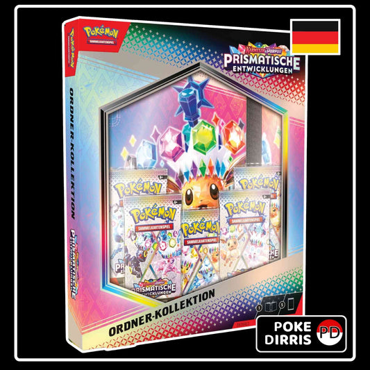 Pokemon Prismatische Entwicklungen KP8.5 Karmesin & Purpur Vorbestellen / Pre-Order Ordner Kollektion