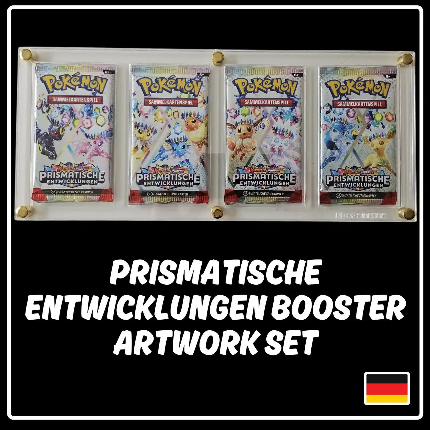 Pokemon Prismatische Entwicklungen Booster Artwork Set (DE)
