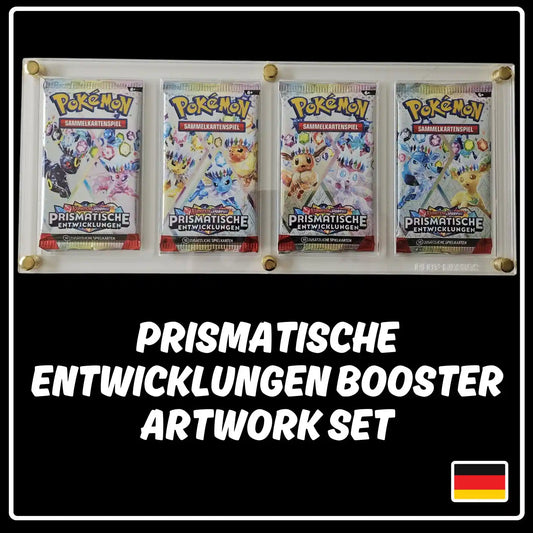 Pokemon Prismatische Entwicklungen Booster Artwork Set (DE)