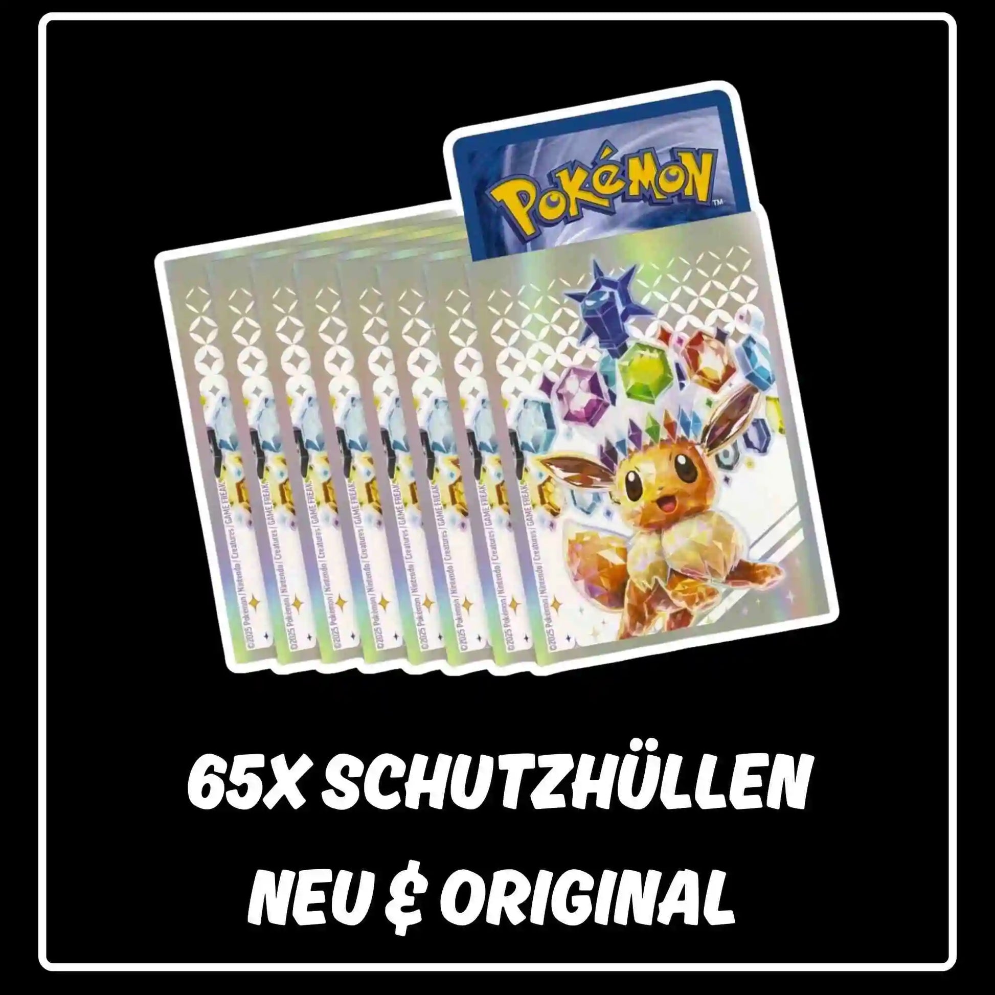 Pokemon Schutzhüllen Prismatische Entwicklungen Top Trainer Box