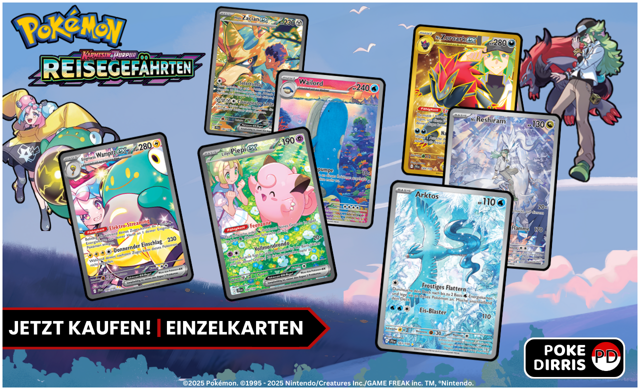 Reisegefährten Einzelkarten kaufen - Special Illustration Rares. Illustration Rares, seltene Pokemon Karten kaufen