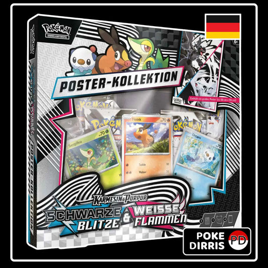 Pokemon Einall Poster Kollektion Schwarze Blitze & Weisse Flammen (DE)