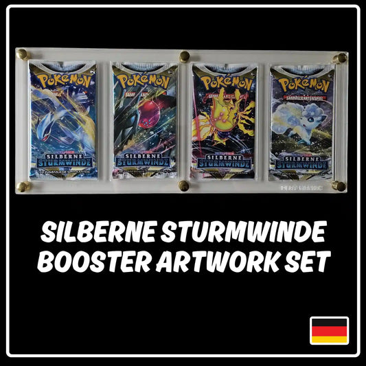 Pokemon Silberne Sturmwinde Booster Artwork Set (DE)