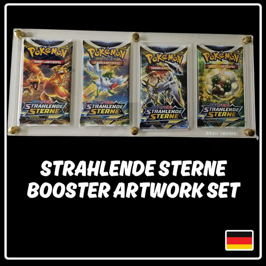 Pokemon Strahlende Sterne Booster Artwork Set (DE)