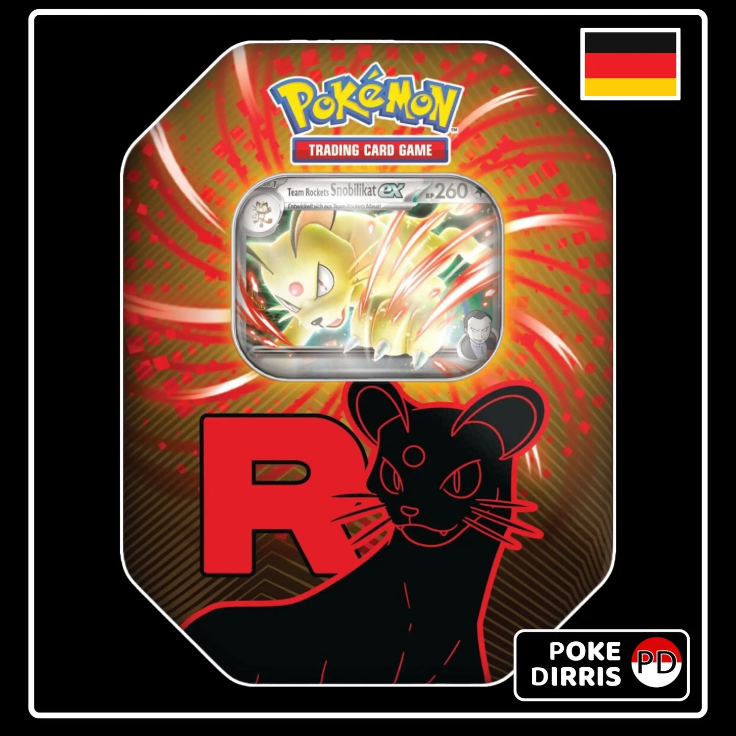 Pokemon Team Rockets Tin Box 2025 (DE) - Snobilikat