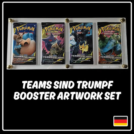 Pokemon Teams sind Trumpf Booster Artwork Set (DE)