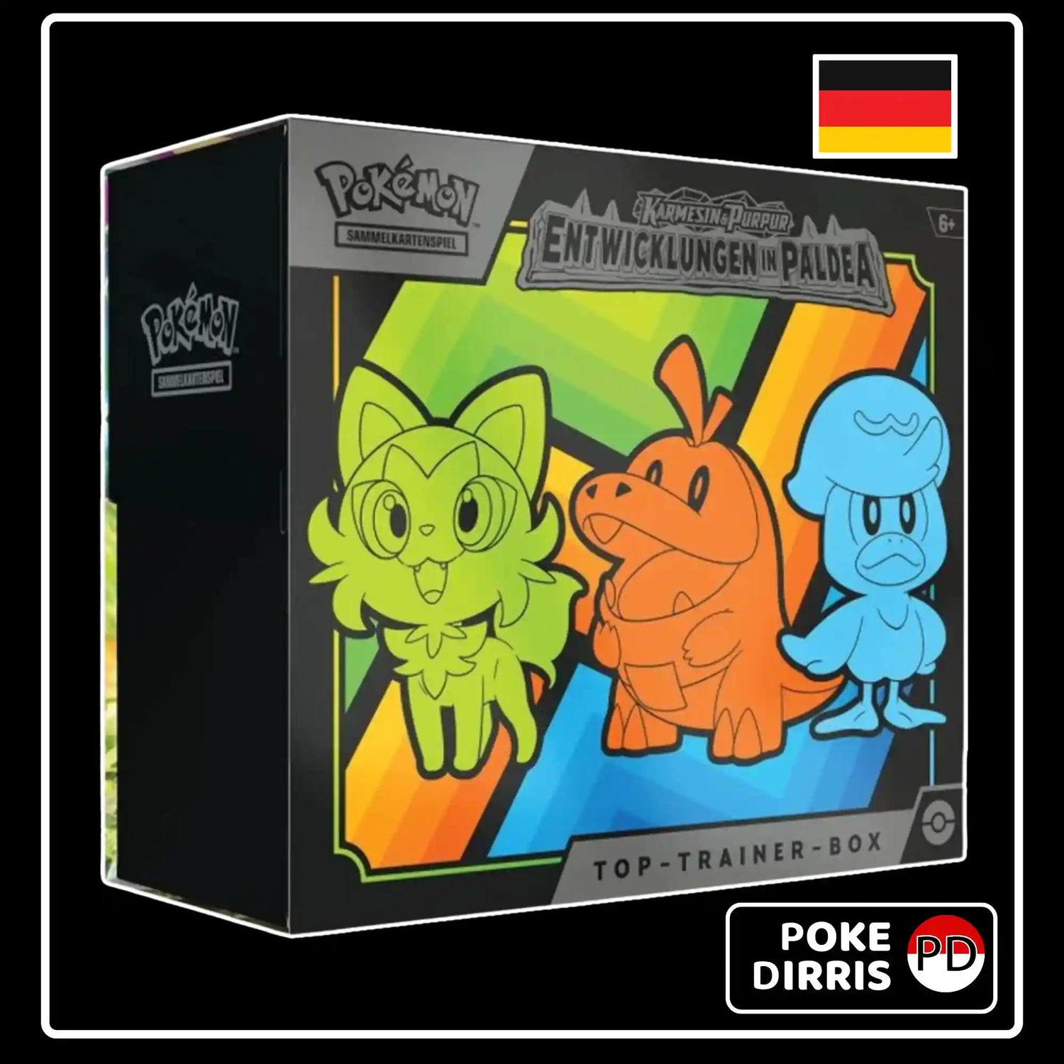 Pokemon Entwicklungen in Paldea Top Trainer Box (DE)