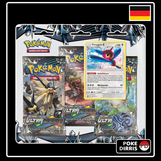 Pokemon Ultra-Prisma 3-Pack Blister Porygon-Z (DE)